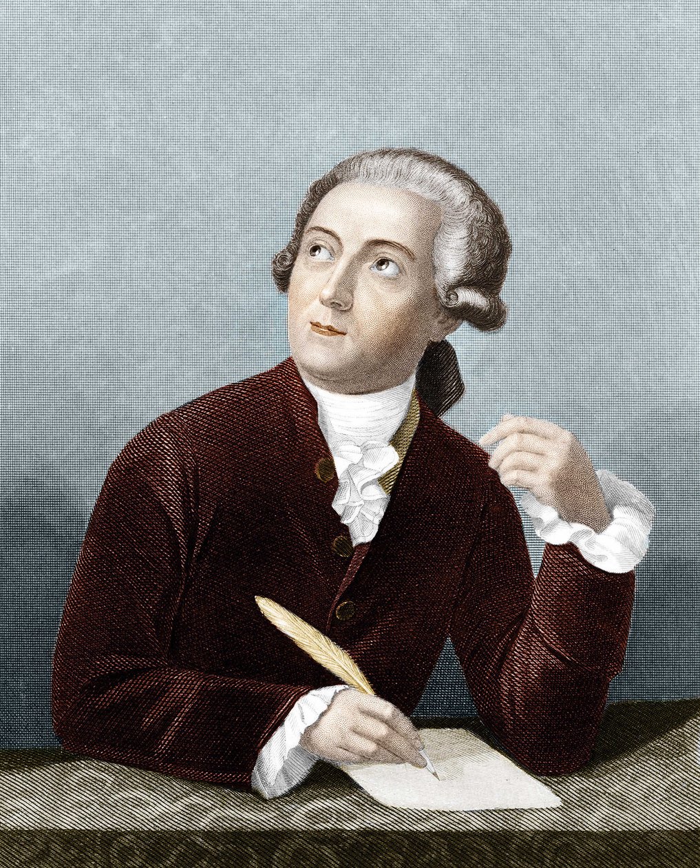 Portrait of Antoine Laurent Lavoisier (1743 -1794) French chemist. by French School