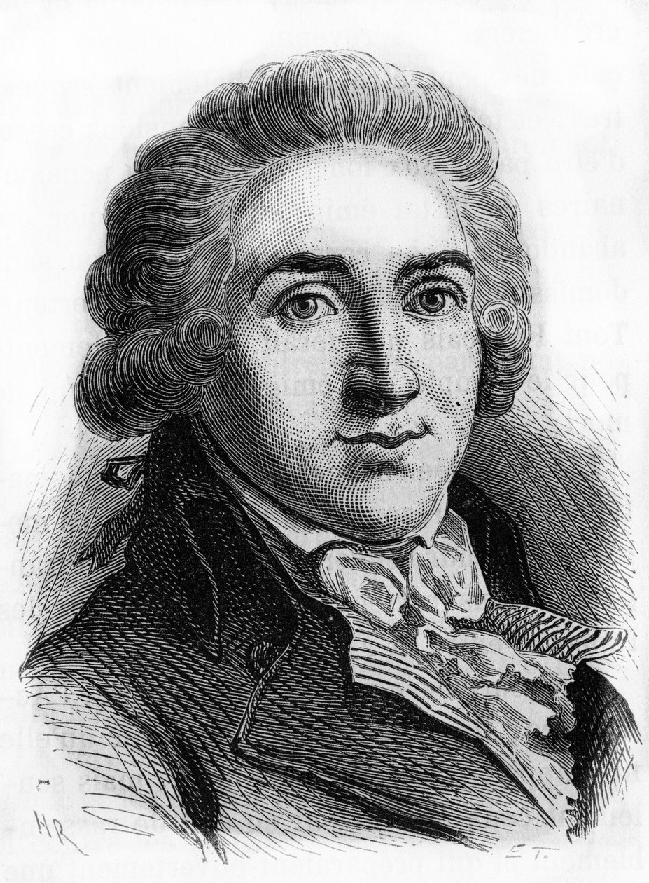 Portrait of Armand Gensonne (1758 - 1793) deputy of the convention. Engraving from the end of the 19th century by French School