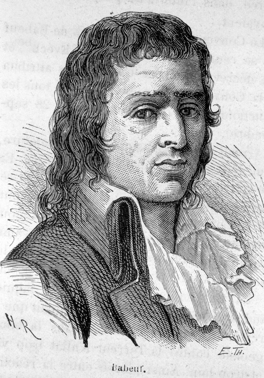Portrait of Babeuf dit Gracchus, French Revolutionary (1760-1797) - in L