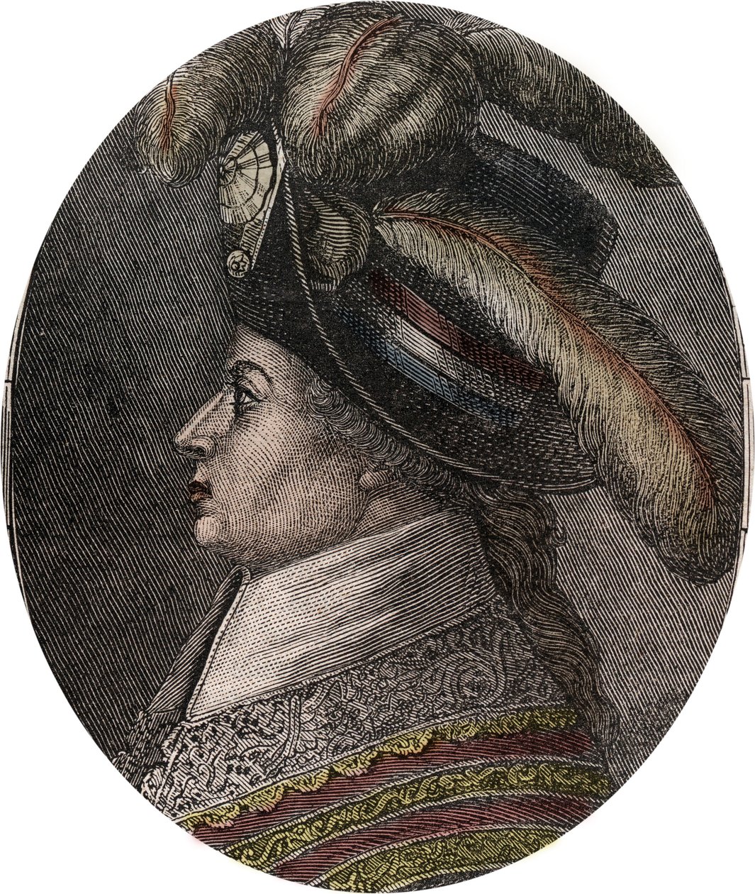 Portrait of Barthelemy Francois Marie (Marquis) (1747-1830) - engraving in Nouvelle Nationale Encyclopedie by Maurice La Charest - 1870 by French School