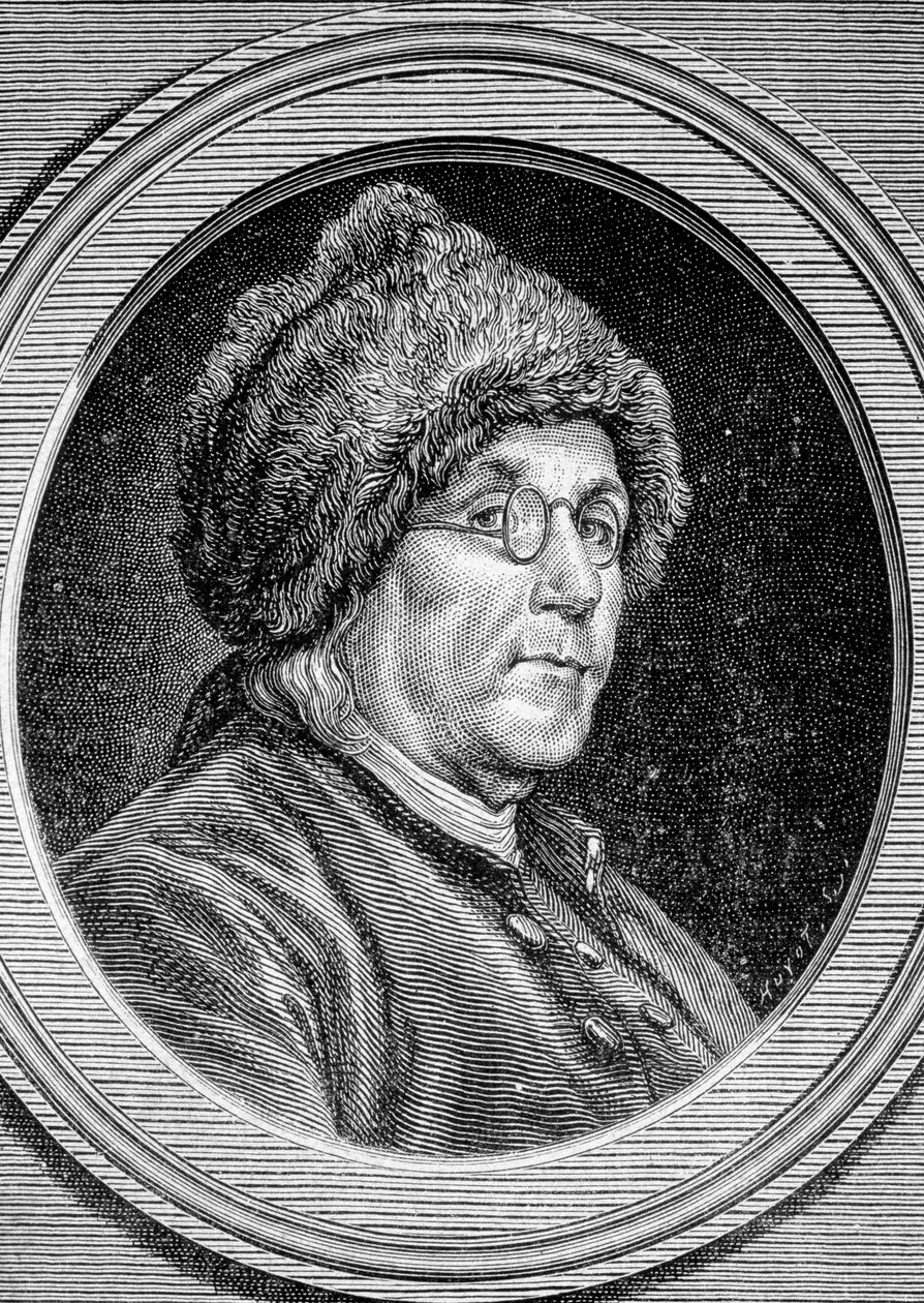 Portrait of Benjamin Franklin - in 