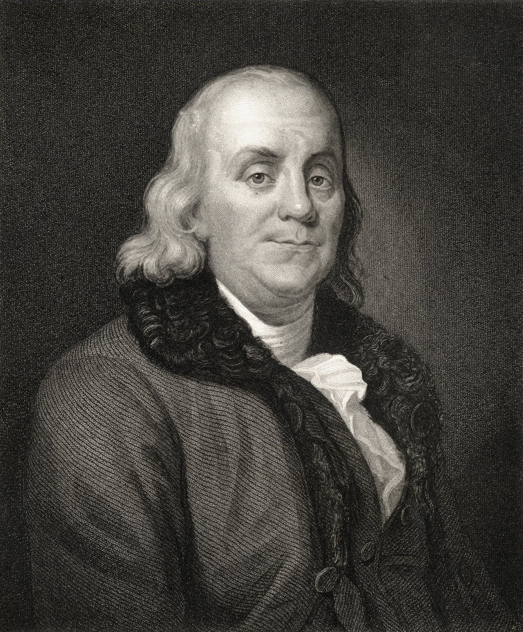 Portrait of Benjamin Franklin by French School