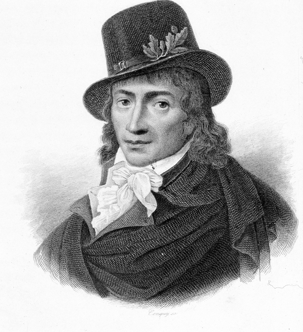 Portrait of Camille Desmoulins - in 