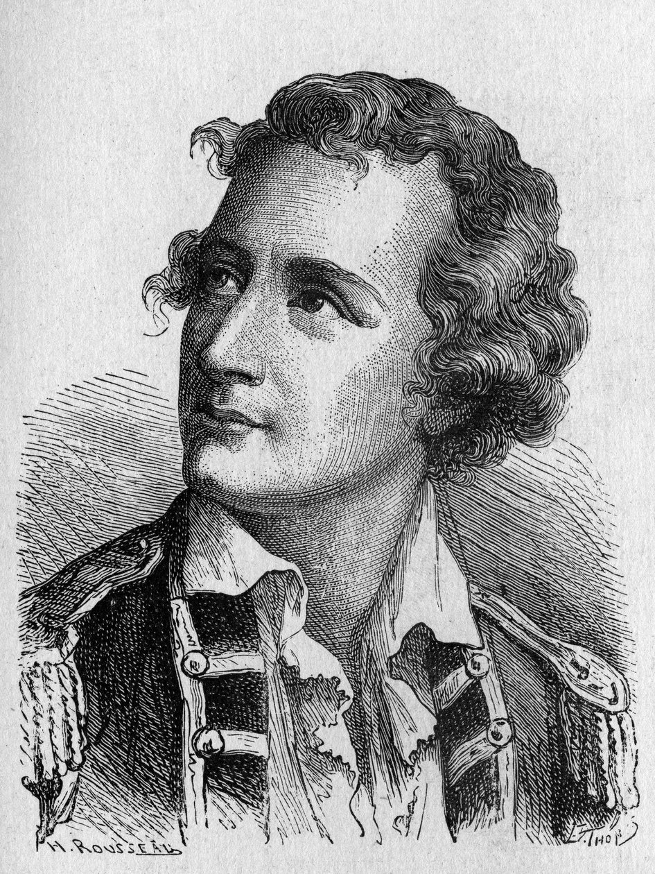 Portrait of Captain Lunardi, Italian aeronautic - in 