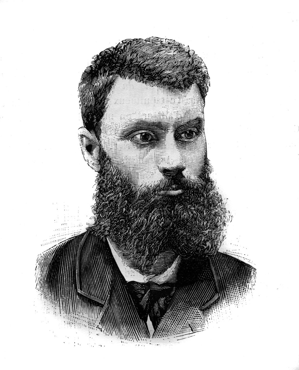 Portrait of Charles Camille Pelletan (1846-1915), French politician, journalist and writer. Engraving in Le Monde Illustré, January 2 by French School