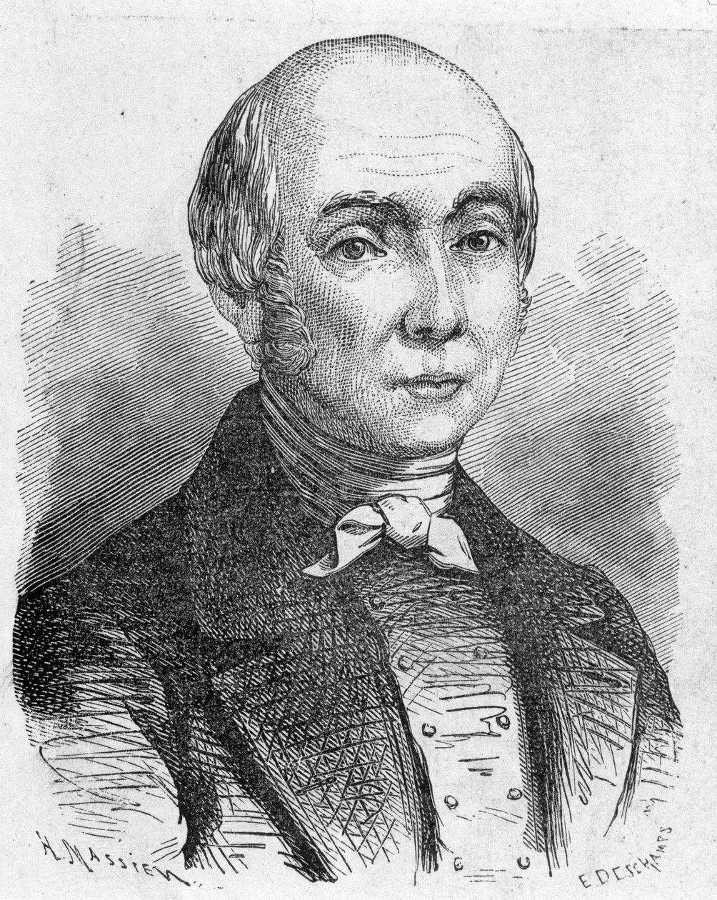 Portrait of Charles Dallery (1754 - 1835) - in Album of Science; Illustrious Scholars; Great Discoveries 1896 by French School
