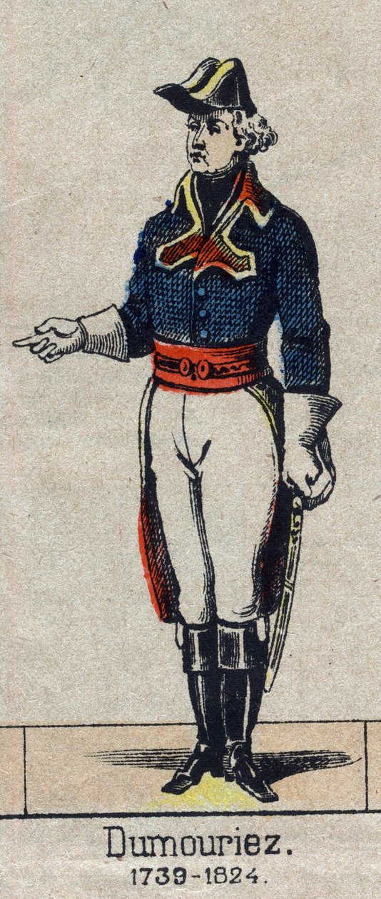 Portrait of Charles Francois Dumouriez, general-in-chief of the northern army in 1792 (Image of Epinal) by French School