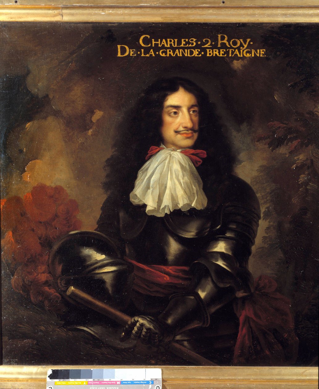 Portrait of Charles II, King of England by French School