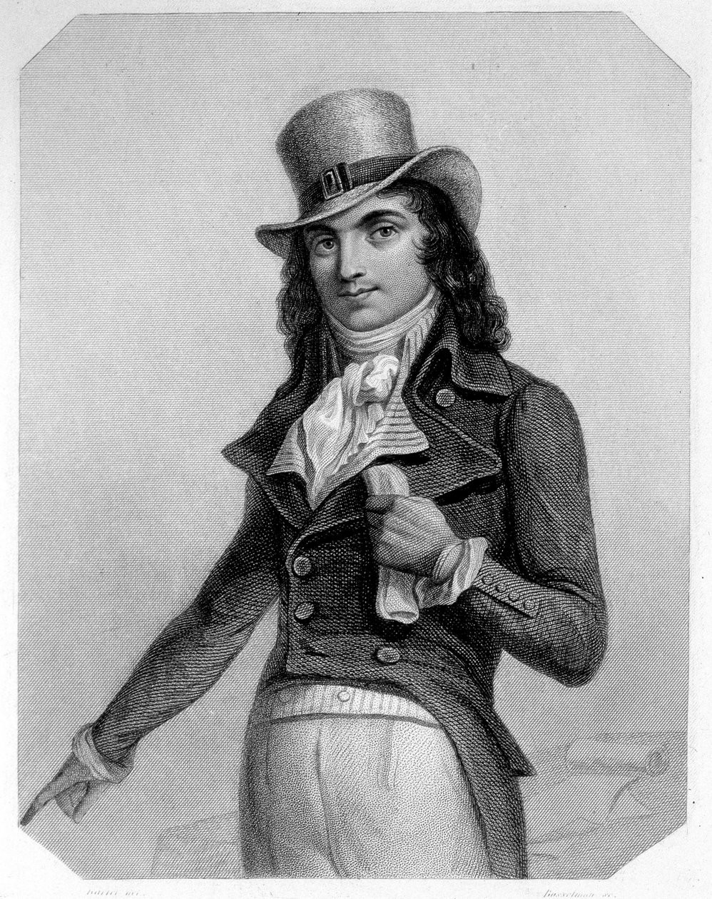 Portrait of Charles Jean Marie Barbaroux (1767-1794), French Politician. In 