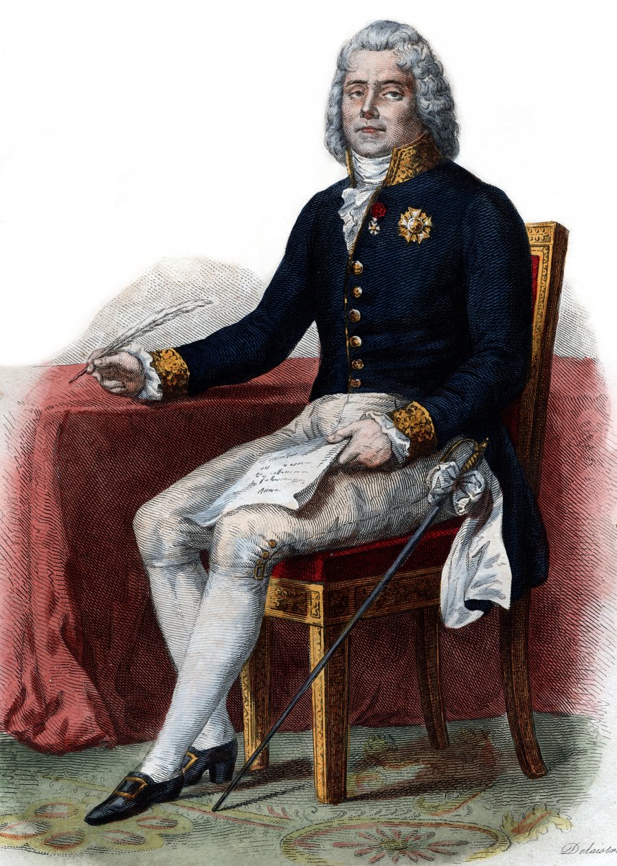 Portrait of Charles Maurice de Talleyrand Perigord by French School