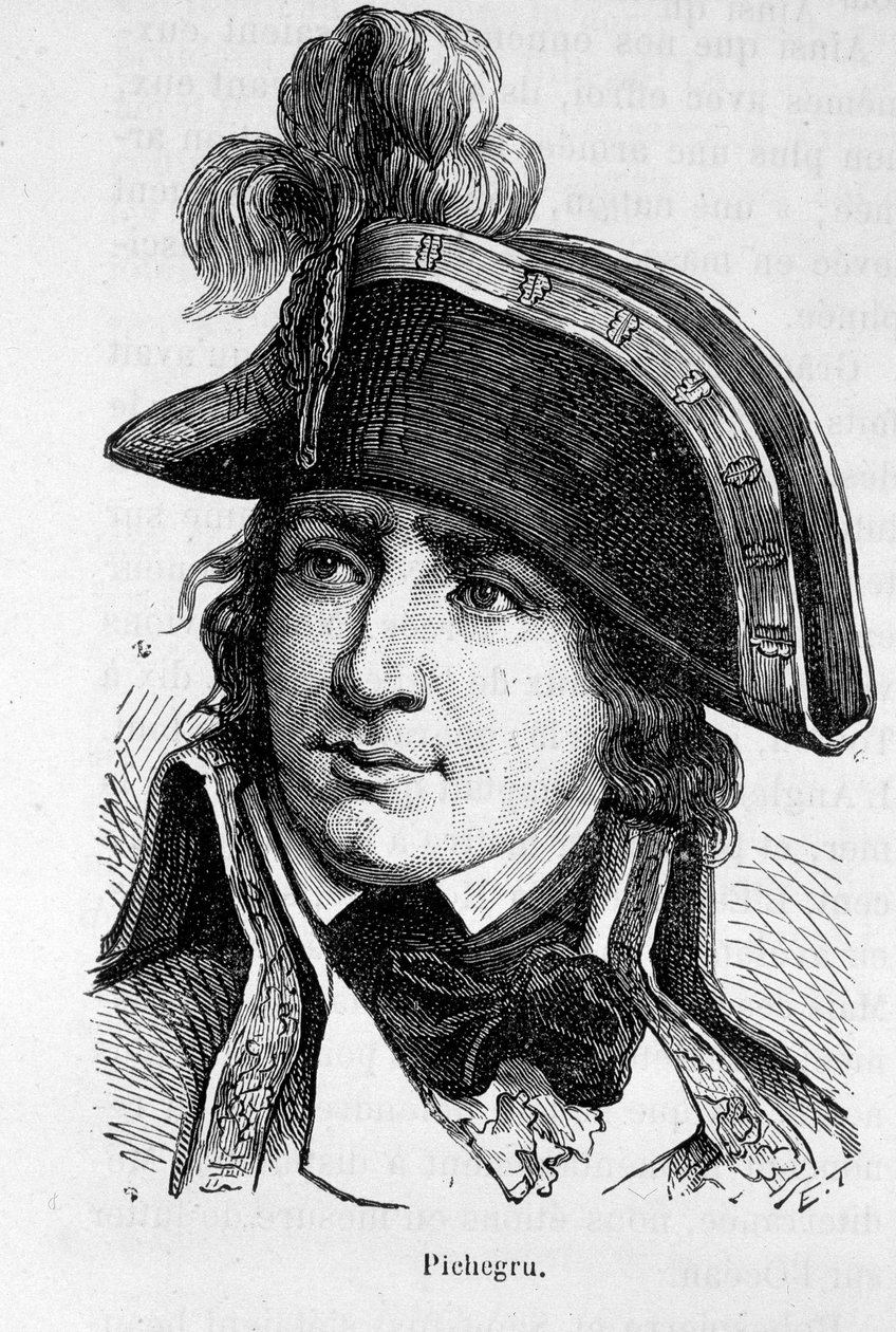 Portrait of Charles Pichegru, General francais (1761-1804) - in L