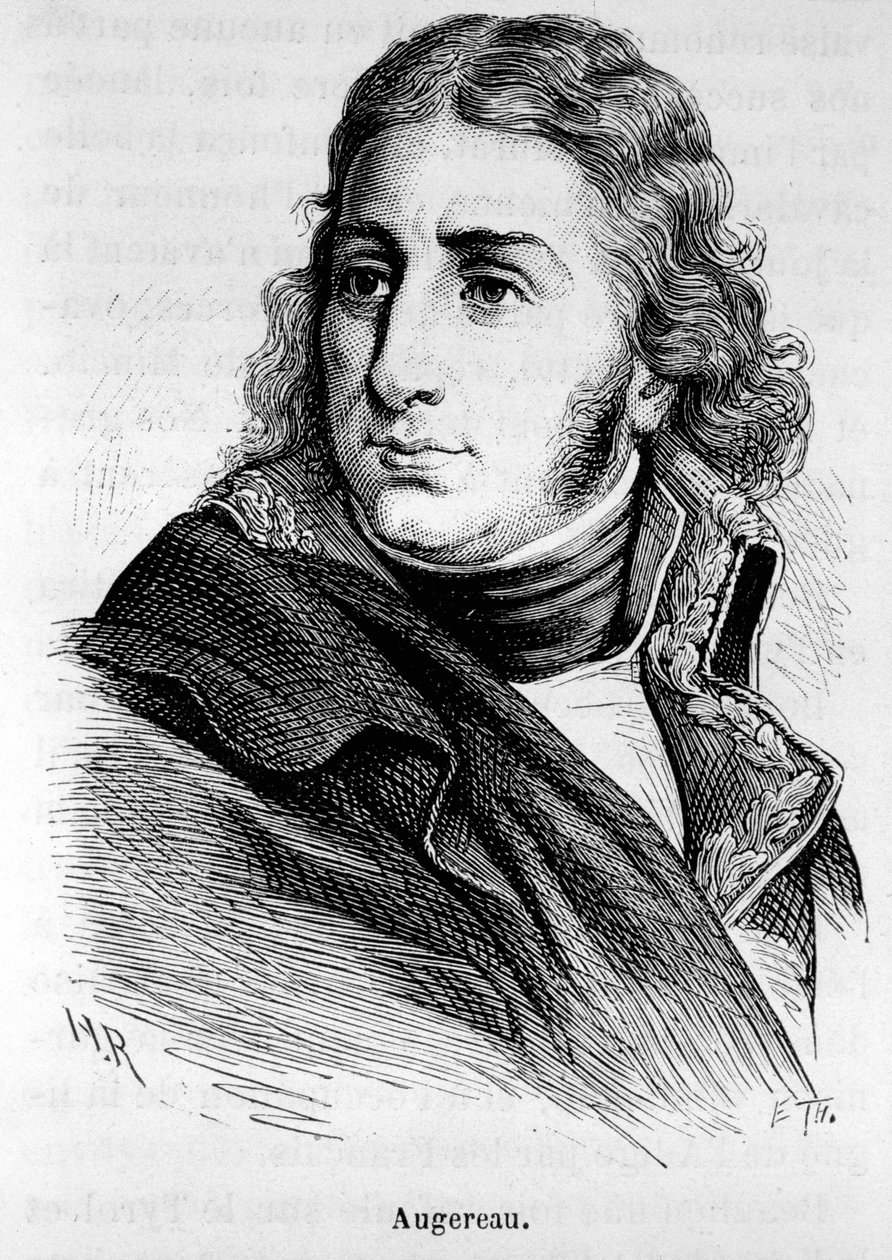 Portrait of Charles Pierre Francois Augereau, general francais (1757-1816) - in L