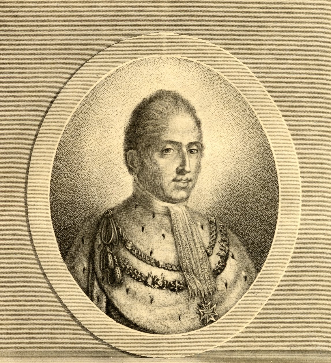 Portrait of Charles X, King of France and Navarre by French School