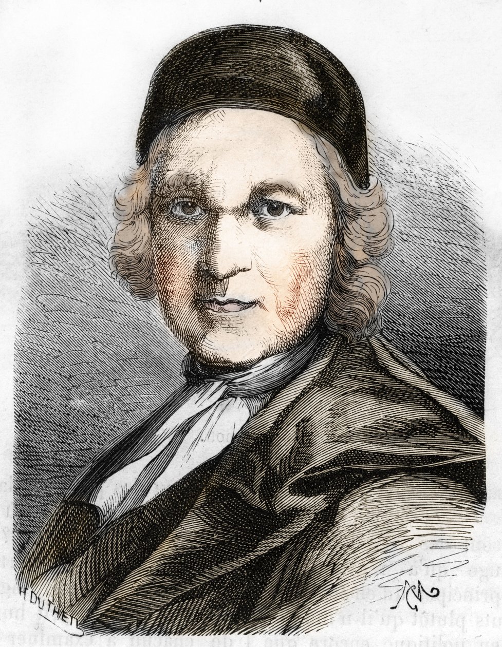 Portrait of Charles de Saint-Évremond by French School