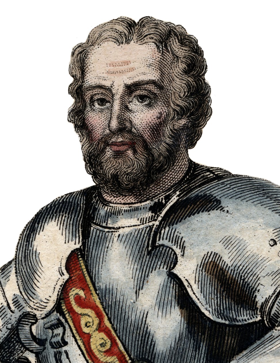 Portrait of Chevalier de Bayard, French soldier by French School