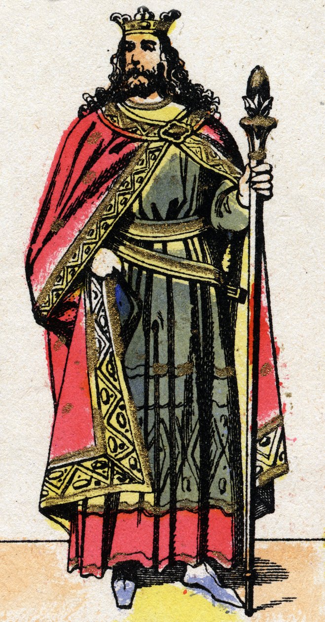 Portrait of Childebert II, King of Austrasia
