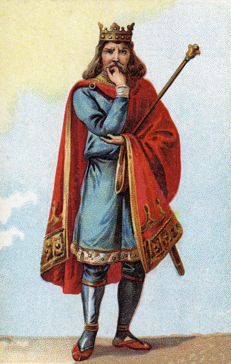 Portrait of Childeric II, King of the Franks (670-673) by French School