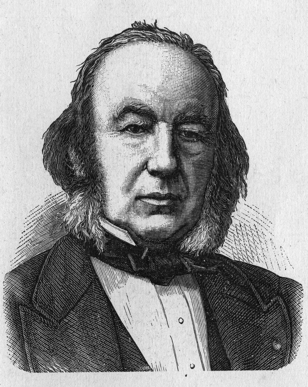 Portrait of Claude Bernard (1813 - 1878), French physiologist - in 