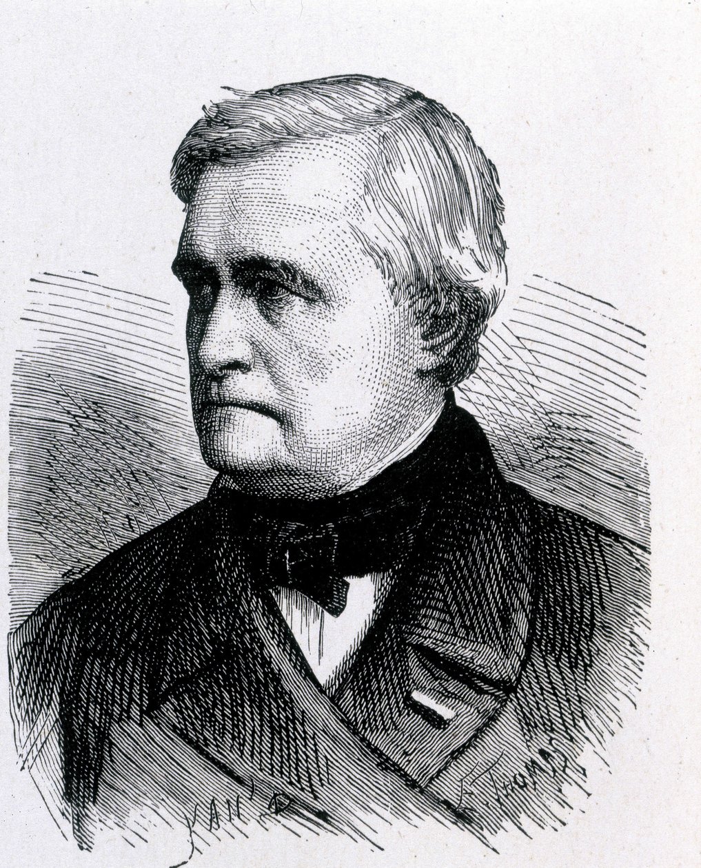 Portrait of Claude Pouillet, French physicist (1790 - 1868) - in Album de la Science; illustrious scientists; Grandes discoveries 1896 by French School