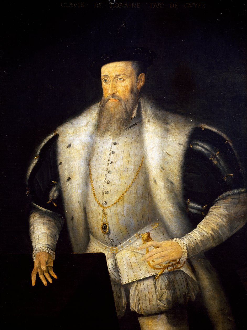 Portrait of Claudio I of Lorraine by French School