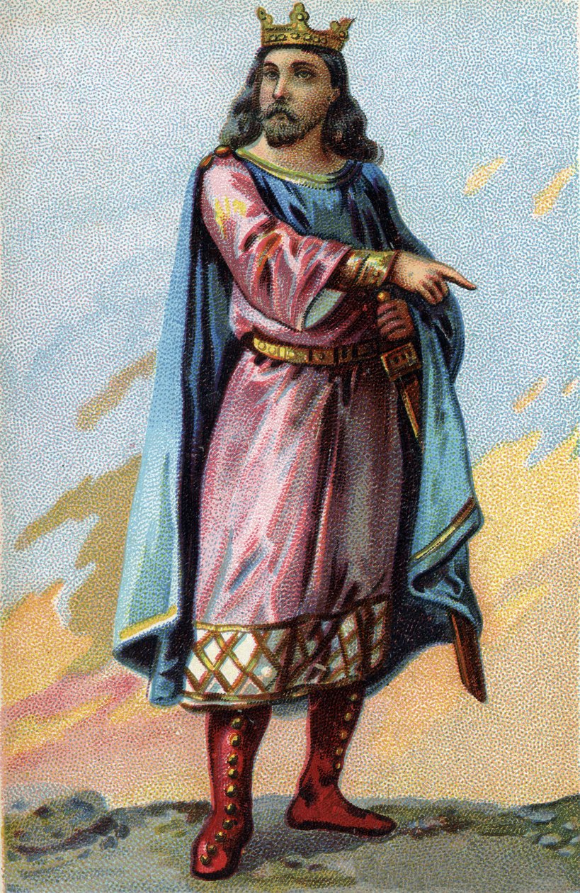 Portrait of Clotaire II, King of the Franks by French School