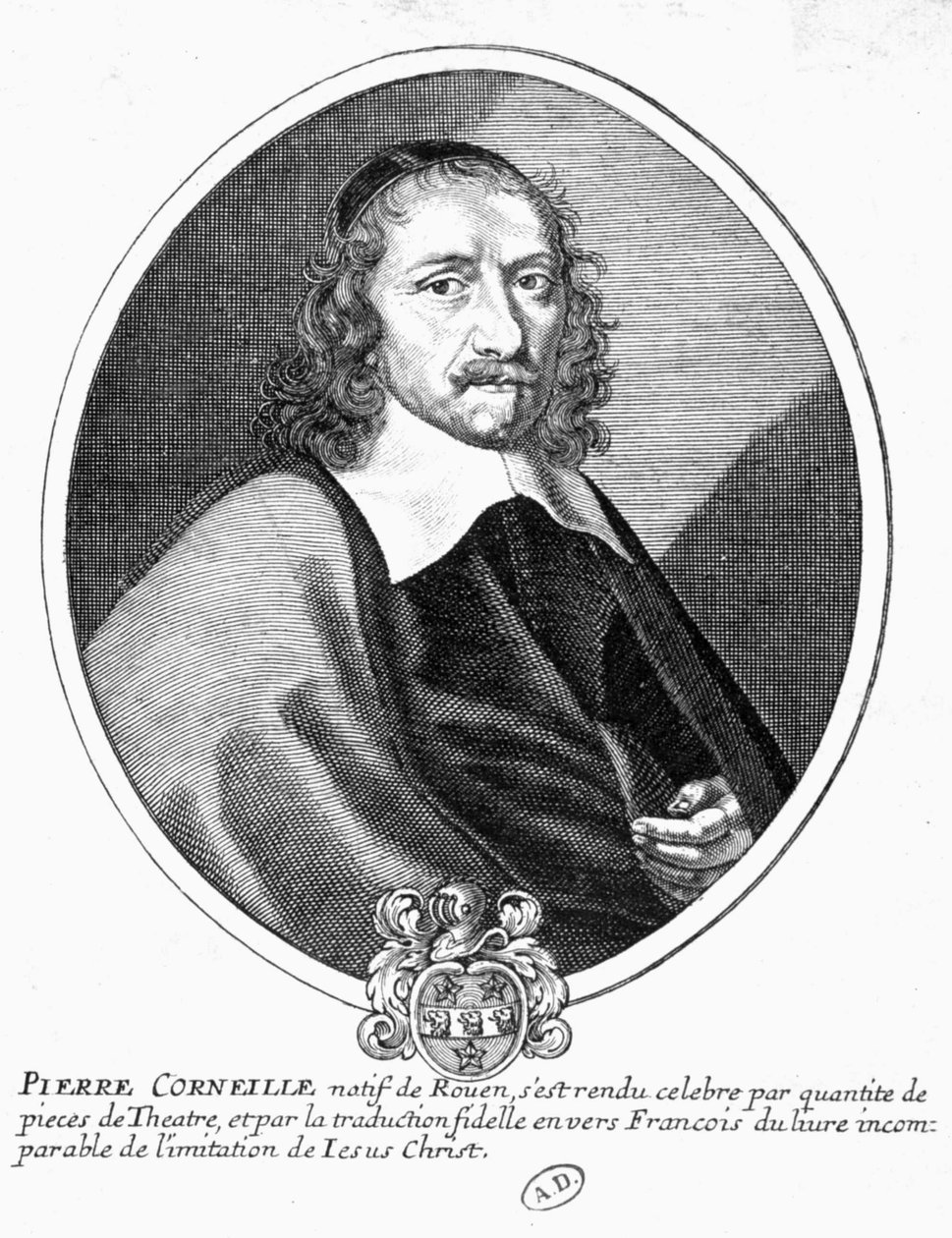 Portrait of Corneille by French School