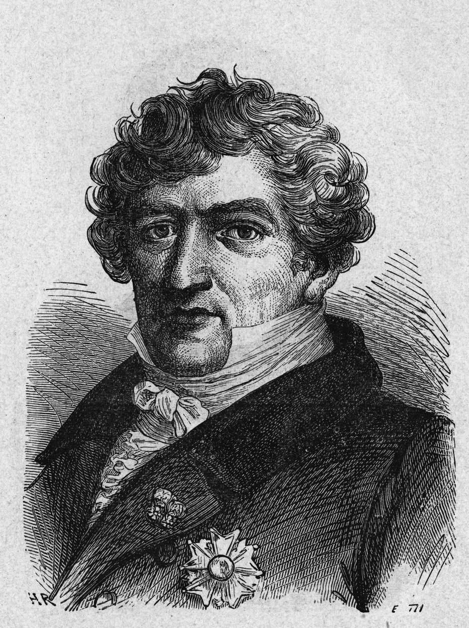 Portrait of Cuvier, French zoologist and paleontologist - in 