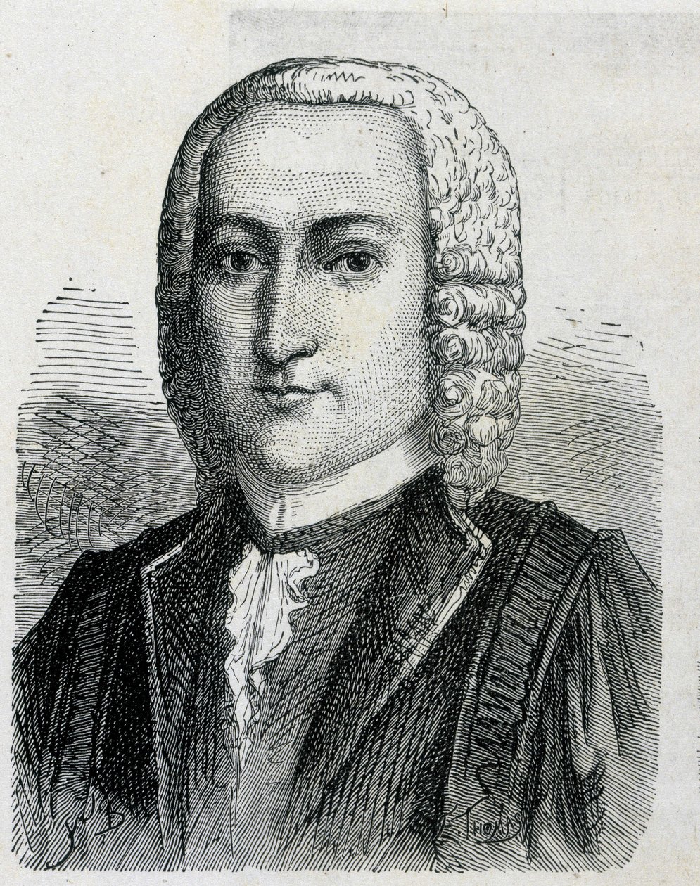 Portrait of De Romas, the inventor of the electric flying deer - in 