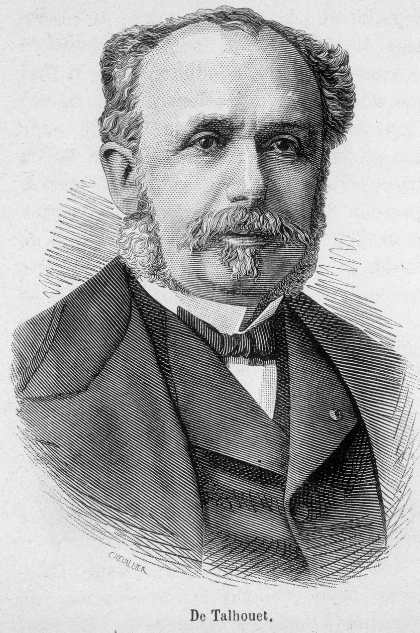 Portrait of De Talhouet - in 