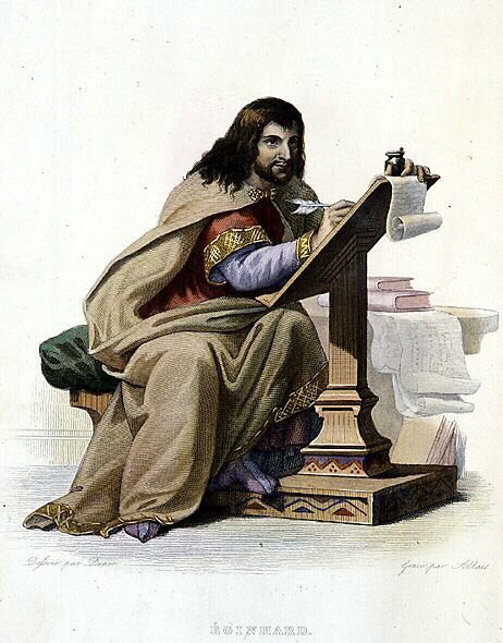 Portrait of Eginhard by French School