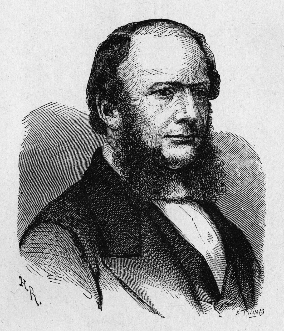 Portrait of Ernest Werner von Siemens (1816 - 1892), German Engineer and Industrialist, Founder of the Company that Created the First Major European Telegraphic Line - in 