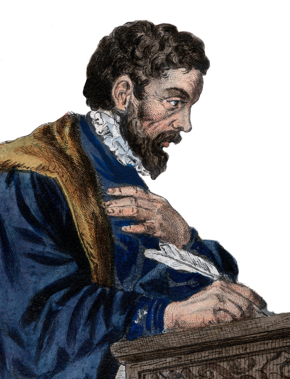 Portrait of Etienne Jodelle by French School