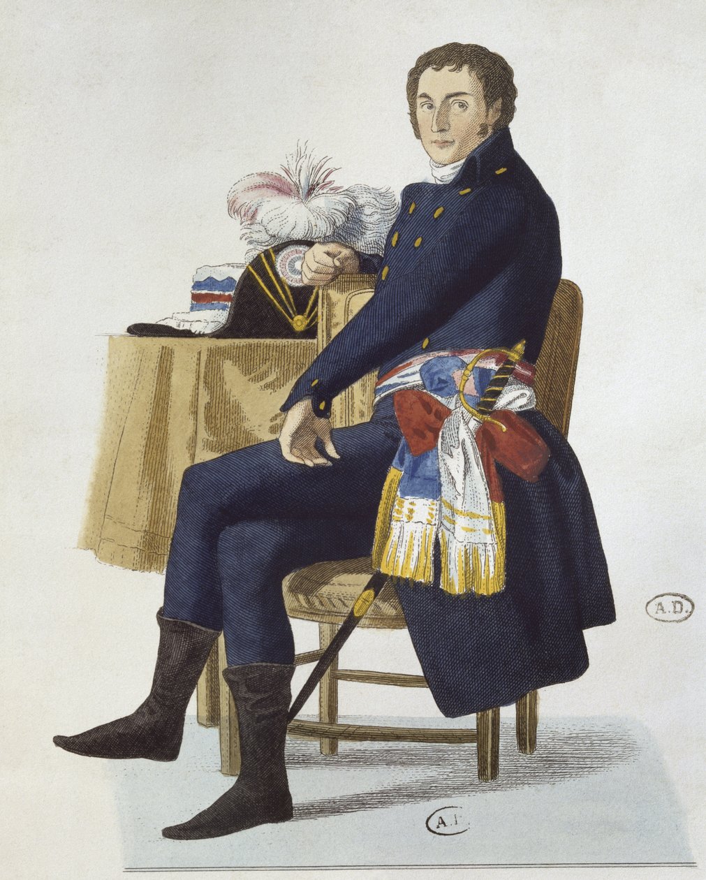 Portrait of Ferdinand Guillemardet, 1798 by French School