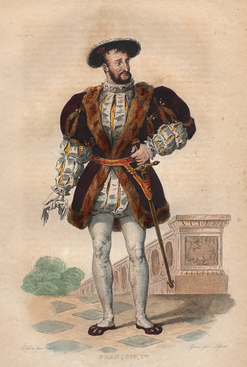 Portrait of Francis I of France (1494-1537), King of France by French School