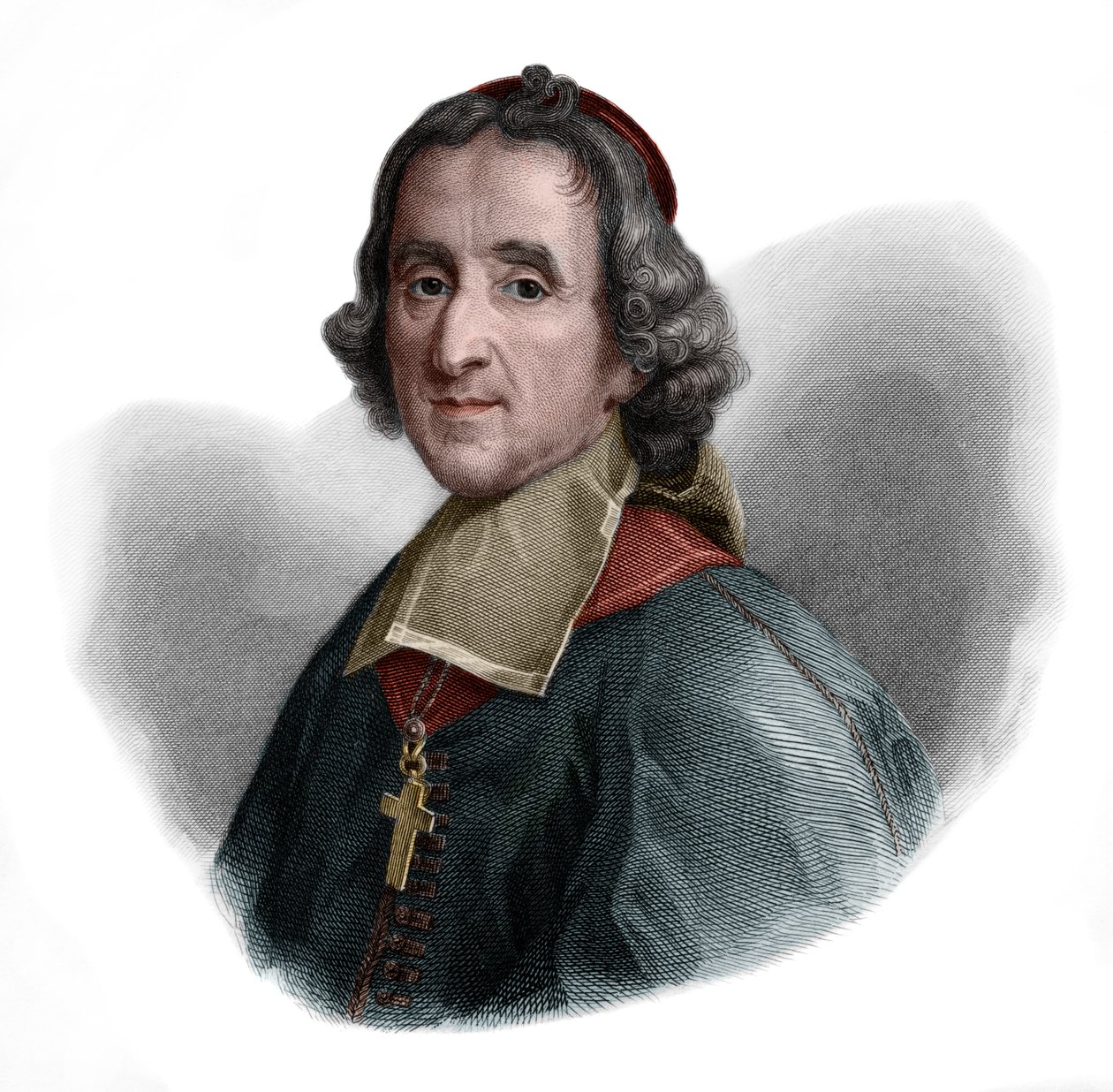 Portrait of Francois Fenelon, French Catholic archbishop, theologian, poet and writer by French School