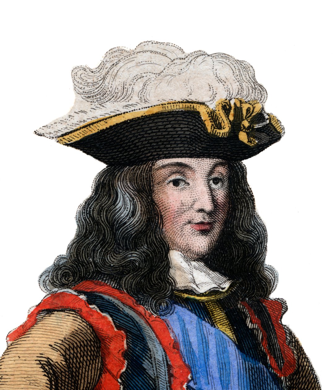 Portrait of Francois Henri de Montmorency Bouteville, called Marechal de Luxembourg, French general, marshal of France by French School