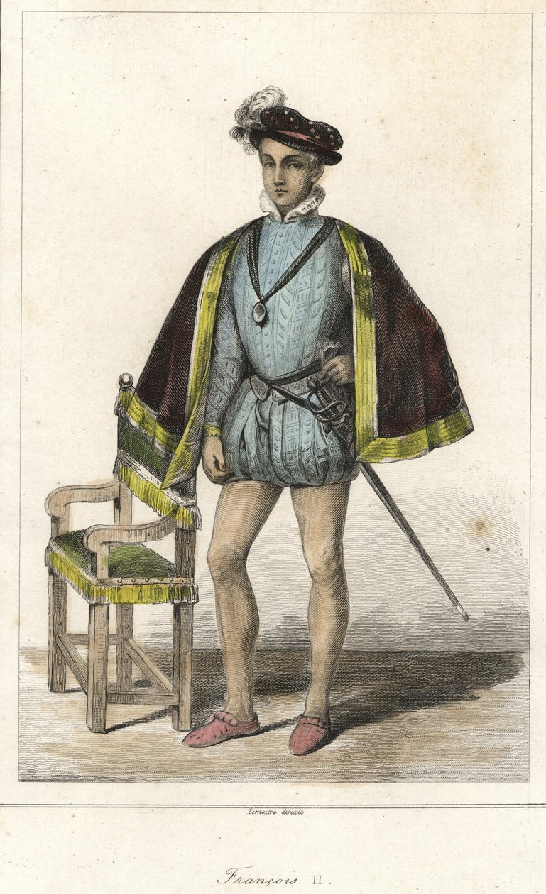 Portrait of Francois II (1544 - 1560), King of France by French School