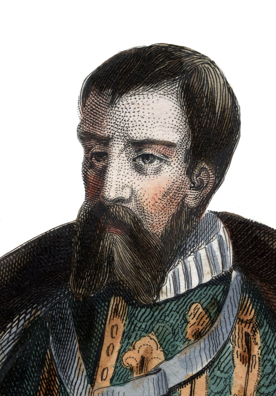 Portrait of Francois I de Lorraine (1519-1563), Duke of Guise, Duke of Aumale, French soldier and politician by French School