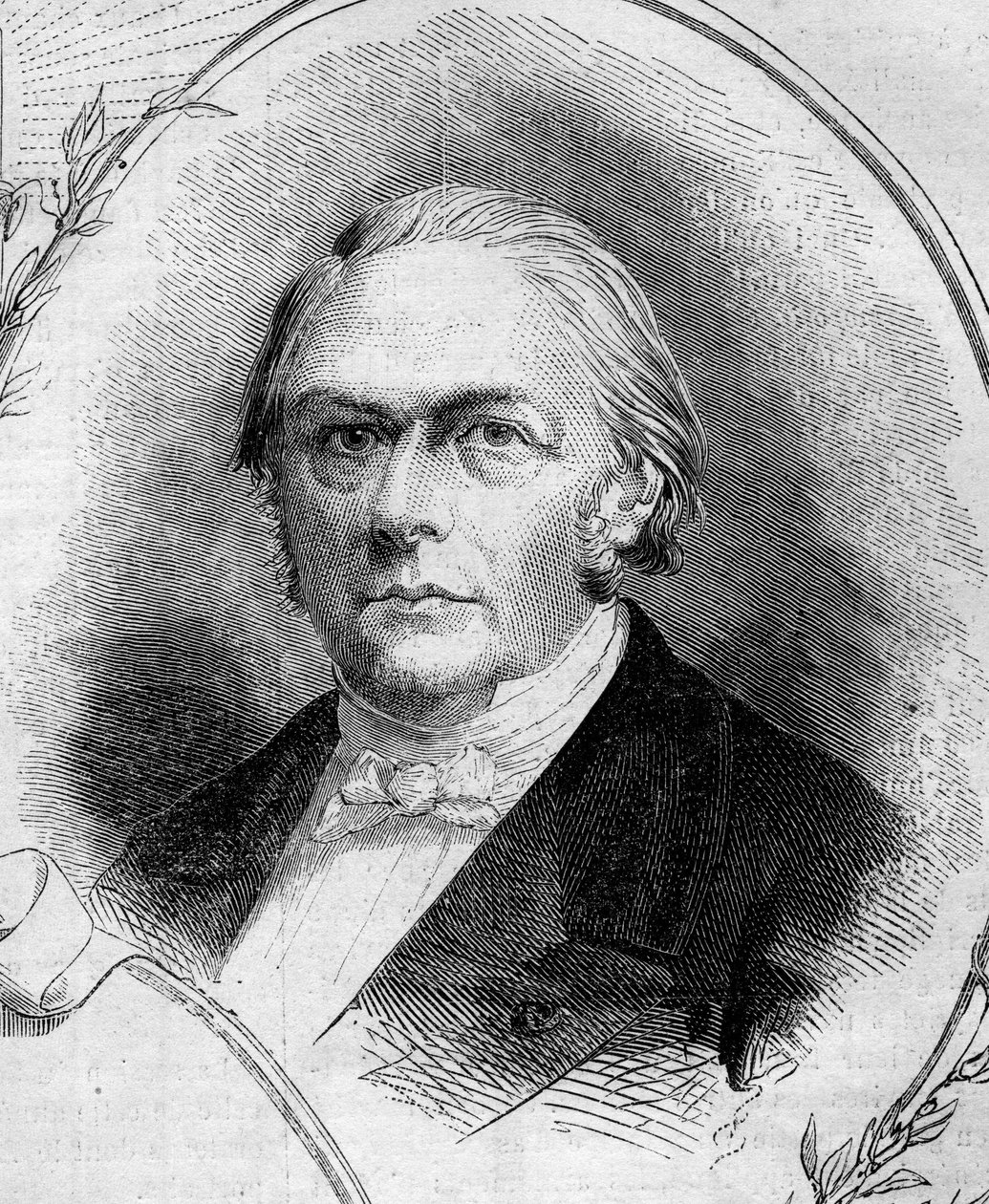 Portrait of Francois Jules Devinck (1802-1878), French industrialist and politician. Engraving in Le Monde Illustré n°262 of 19 April 1862 by French School