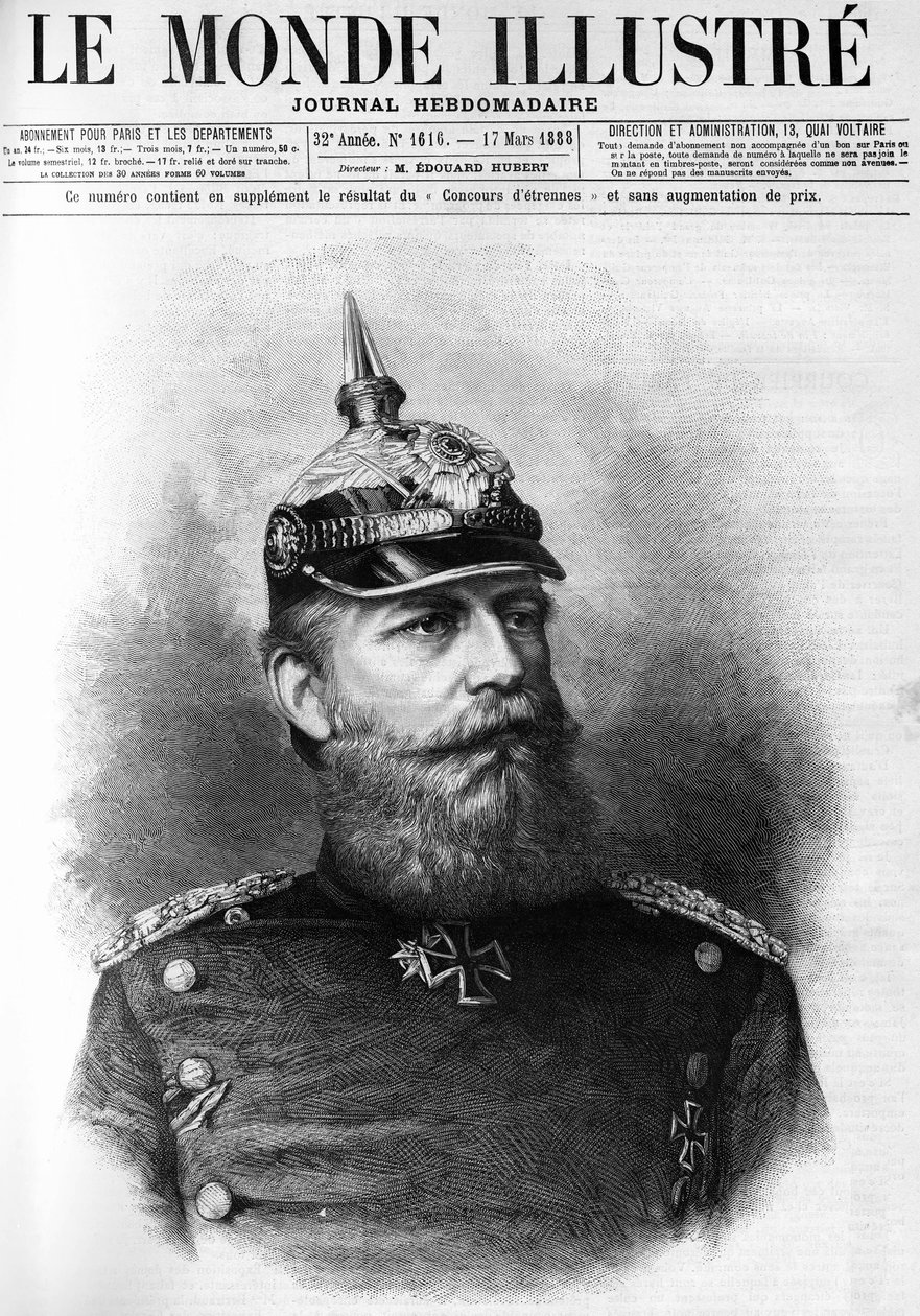 Portrait of Frederic III of Prussia in 