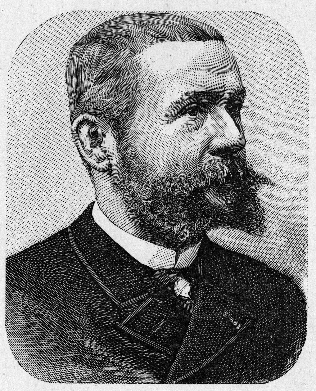 Portrait of Gaston Tissandier (1843 - 1899), French aeronaut - in 