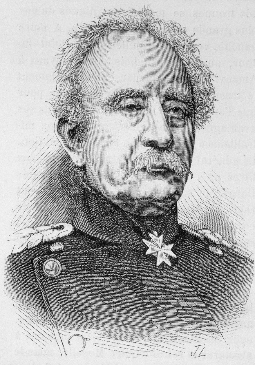 Portrait of General Karl Friedrich Von Steinmetz, Prussian Field Marshal (1796 - 1877) in 