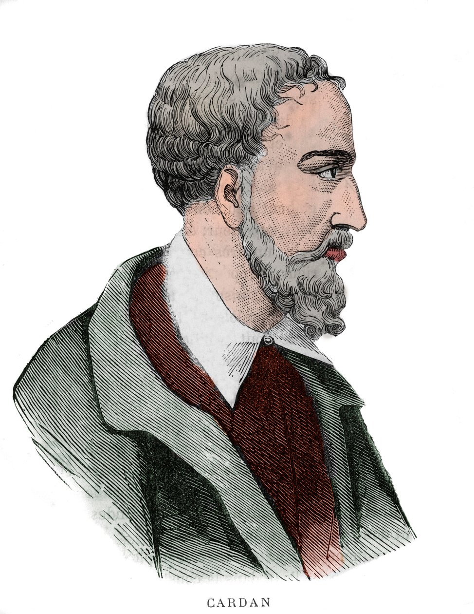 Portrait of Gerolamo Cardano by French School