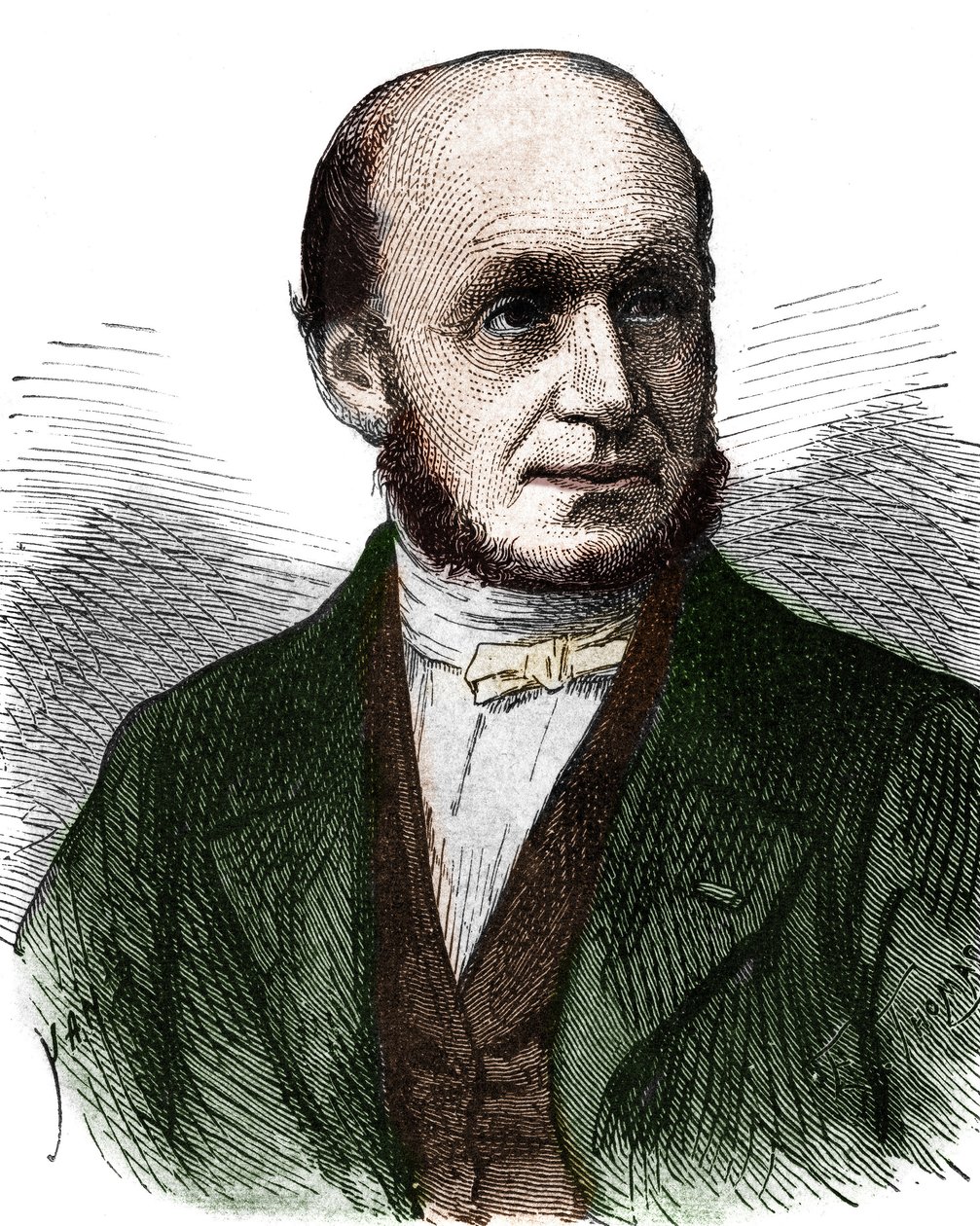Portrait of Guillaume Benjamin Duchenne de Boulogne, French doctor by French School