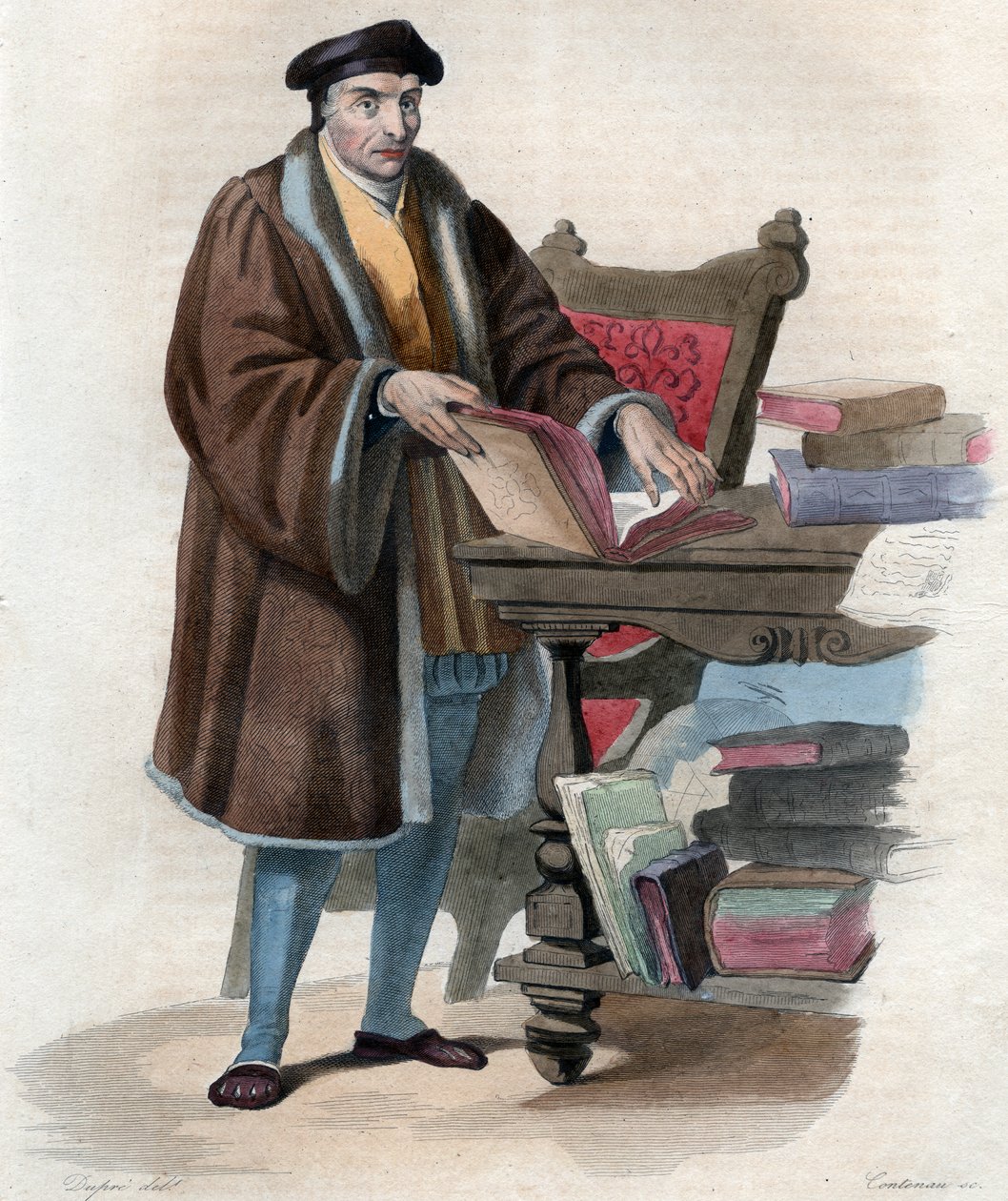 Portrait of Guillaume Bude, French scholar by French School