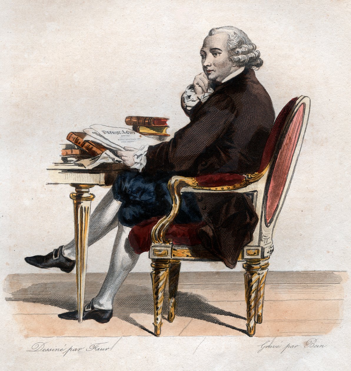 Portrait of Guillaume Chretien de Lamoignon de Malesherbes by French School