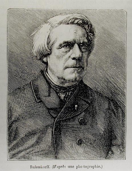 Portrait of Heinrich Daniel Ruhmkorff (1803-77) by French School