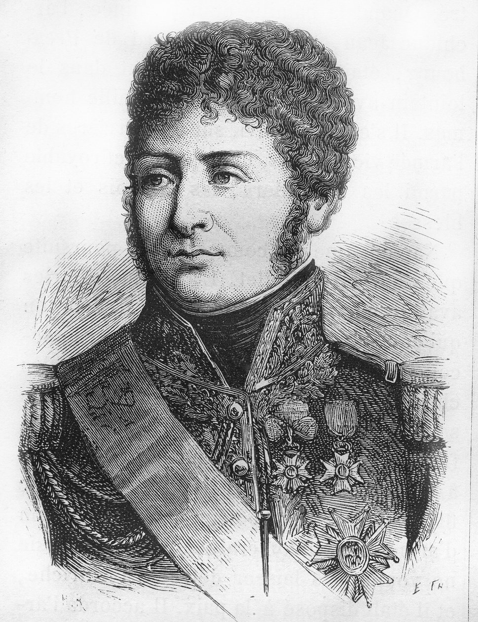 Portrait of Henri Clarke, French general and politician (Duke of Feltre) by French School