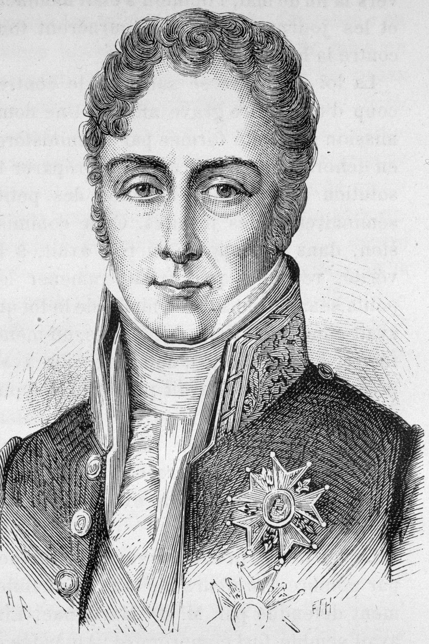 Portrait of Jean-Baptiste Sylvere Gay, Viscount de Martignac, French politician (1778 - 1832) - in 