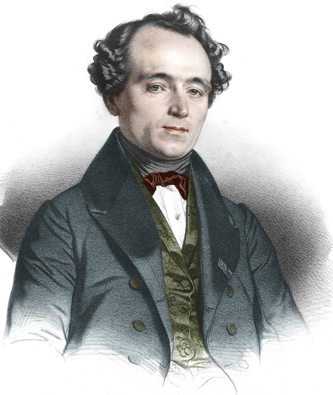Portrait of Jean-Baptiste Andre Dumas, French chemist. by French School